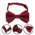 thumbnail image 4 of Dytern Party Pre-tied Bow Tie Adjustable Groom Bowtie Tuxedo Bowtie for Men Party Wedding, 4 of 10