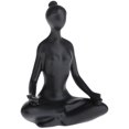 thumbnail image 1 of Decoración del hogar Estatua de yoga de postura de yoga de cerámica, sala de meditación Colección de entrenadores de yoga Regalos de yoga, 1 of 5