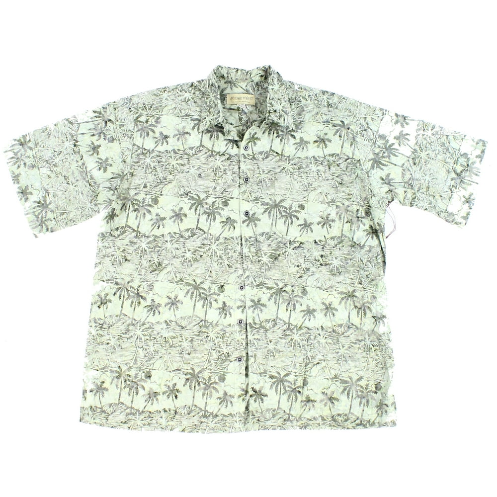 Johari West - Johari West Mens Big & Tall Hawaiian Printed Shirt ...