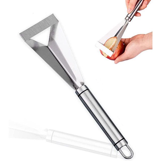 1 cúter de frutas de acero inoxidable, herramienta de corte, rebanador triangular de frutas y verduras, rebanador de frutas y verduras Sailing Electrónica