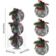 thumbnail image 3 of Herunwer Christmas Plaid Ball Ornaments - Black & Red Buffalo Plaid Fabric Ball Ornaments with Pine Cones and Greenery, Plaid Christmas Tree Hanging Balls Ornament, 3 of 6