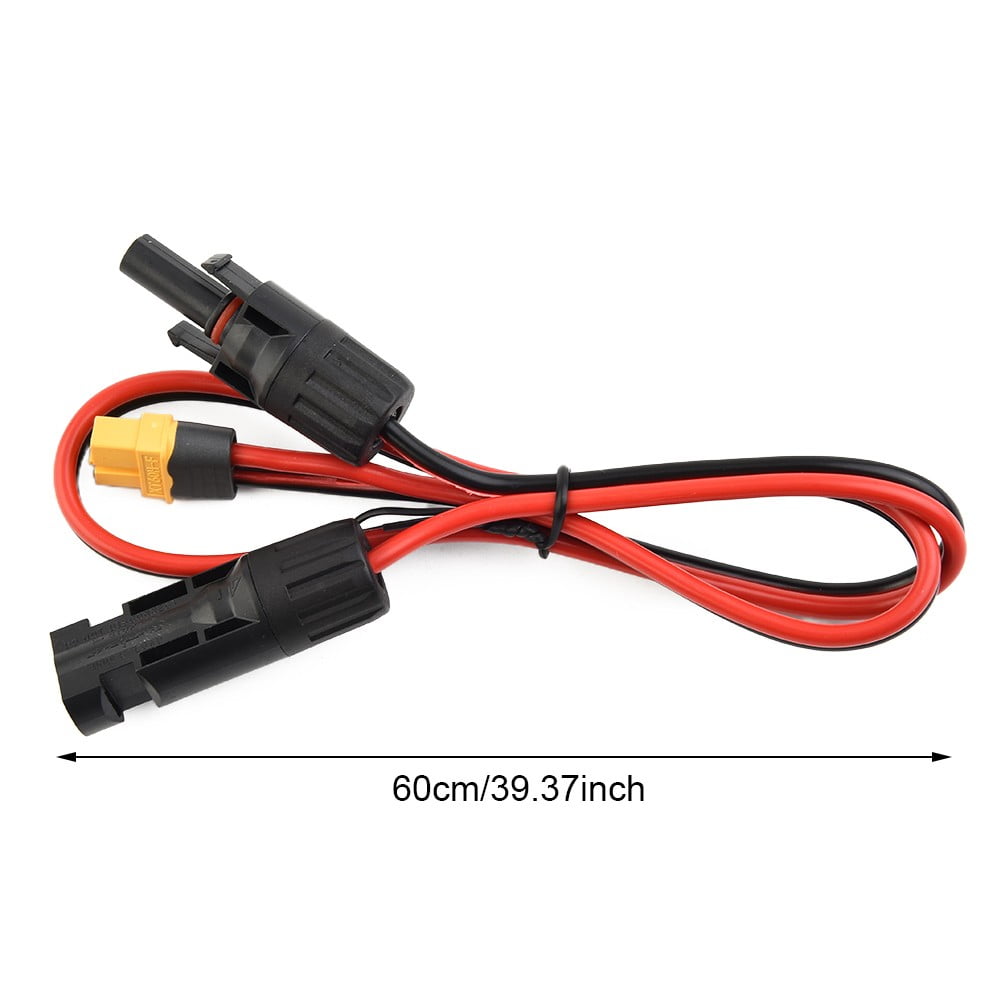 12AWG XT60 Female Solar Panel Connection Cable Charging Cable Solar Generator