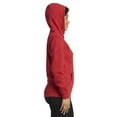 thumbnail image 3 of Next Level Unisex Full-Zip Hooded Sweatshirt - RED - S, 3 of 3