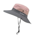 thumbnail image 1 of Gros Rabais Iumwxz Chapeau de Soleil Pliable pour l'Extérieur Chapeau de Pêcheur Chapeau de Soleil d'Été Vélo Voyage Randonnée Accessoires Offre à Durée Limitée Fête du Canada, 1 of 1