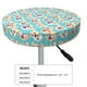 thumbnail image 4 of Balery Cute Corgi Head Fundas de asiento para taburete de bar redondo de tela de terciopelo ajustables que protegen de arañazos y manchas para sillas de 14 a 17 pulgadas.-13 inch, 4 of 7