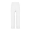 thumbnail image 6 of Womens Gym Capris New Women Tie Front Plus Size High Waisted Dress Pants Business Casual Straight Leg Work Capris with Pockets White L, 6 of 8