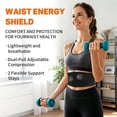 thumbnail image 4 of Thin & Lightweight Back Brace for Lower Back Pain, Adjustable Lumbar Brace for Men Women, Black, 4 of 8