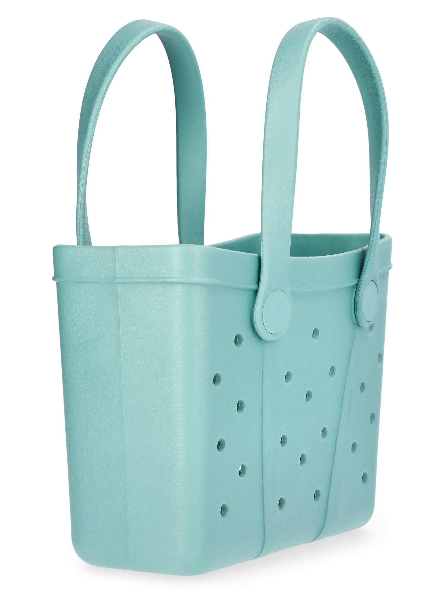 Time and Tru Women's Lightweight Mini Beach Tote Bag, Teal