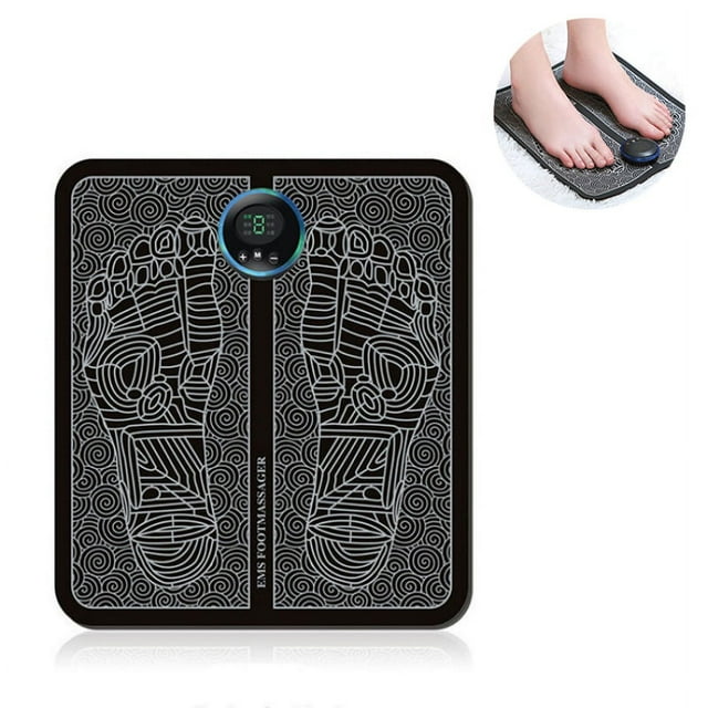 EMS Foot Massage, Electric Feet Massager, EMS Leg Reshaping Foot Massage, Electric Massage Machine, Promotes Blood Circulation and Relieves Muscle Pain