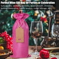 thumbnail image 5 of Burlap Wine Bags Wine Gift Bags, 12 Pcs Wine Bottle Bags with Drawstrings, Tags & Ropes, Reusable Wine Bottle Covers for Christmas, Wedding, Birthday, Holiday Party, Housewarming, Storage, 5 of 8