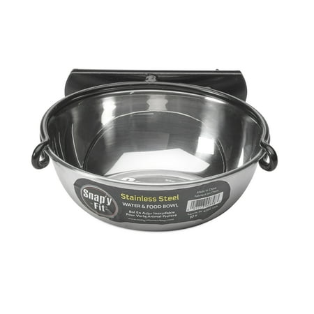 UPC: 0027773008583 | MidWest Homes for Pets Snap y Fit Stainless Steel Dog Bowl  10 oz