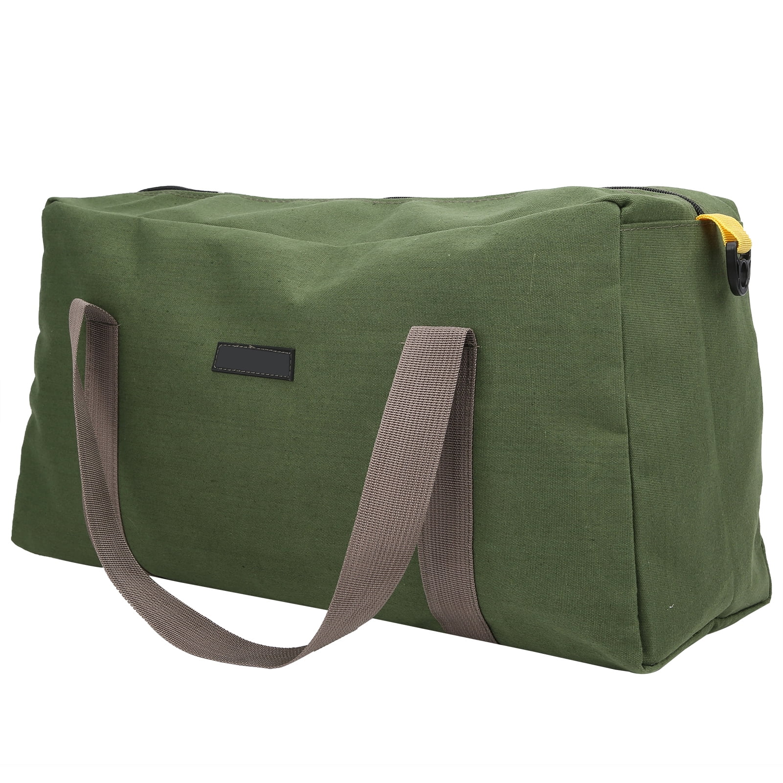 EOTVIA 20in Storage Bag, Extra Large Electrician Storage Bag with Strong Zippers Canvas Multi‑Function Repairing Tools Organizer, 2 in 1 Messenger Bag Cordless for Moving, Traveling