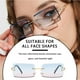 thumbnail image 4 of Sonducket Gafas de sol de moda sin montura Gafas de sol rectangulares Gafas de moda de verano UV400 Lentes nueve, 4 of 8