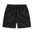 thumbnail image 4 of Coerni Toddler Boys Summer Shorts Quick-Dry Kids Swim Trunks Plain Beach Board Shorts Elastic Waist Athletic Joggers, 4 of 7