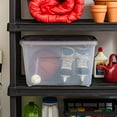 thumbnail image 3 of IRIS USA 54 Qt Clear Plastic Storage Box with Latches, 6 Pack, 3 of 9