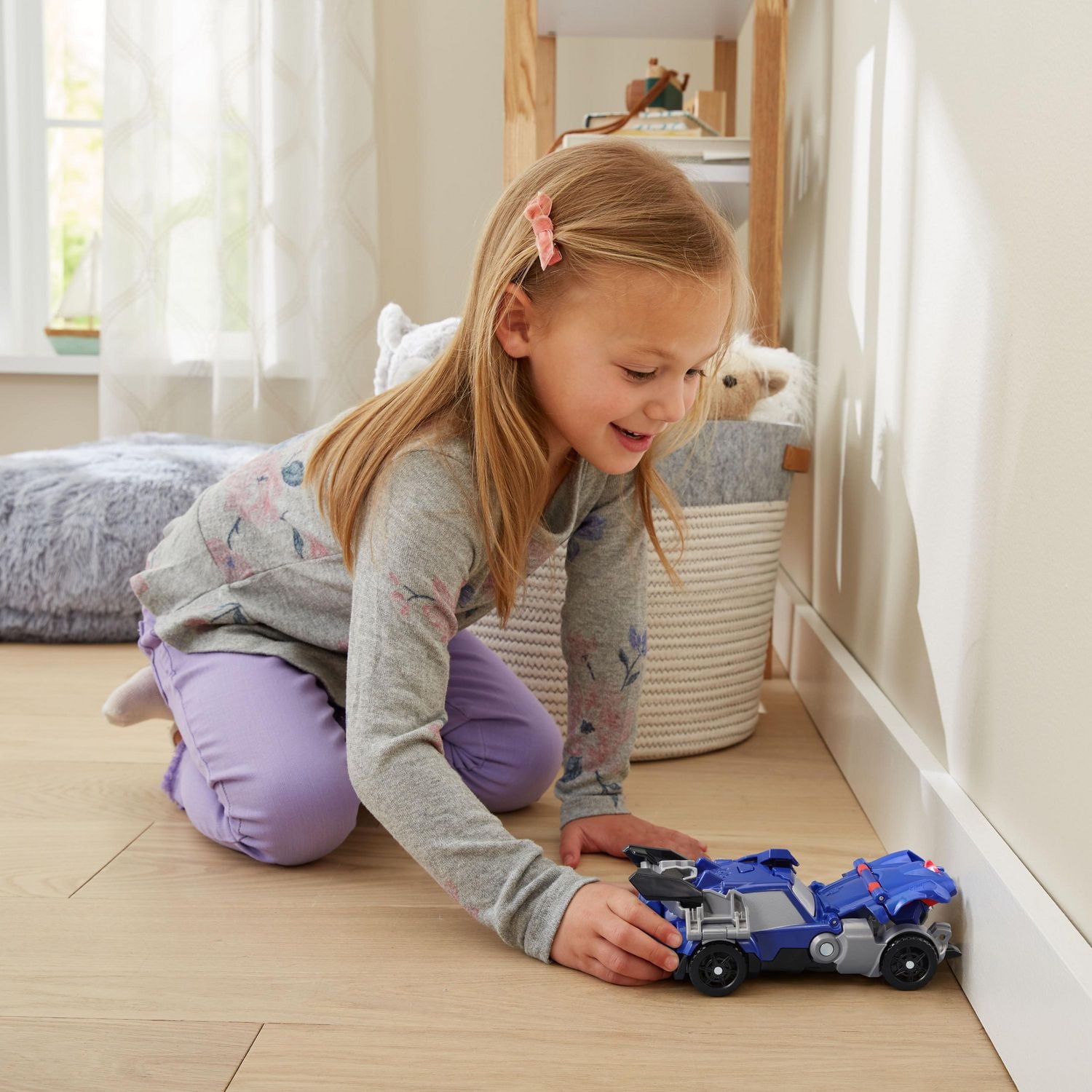 VTech Switch & Go Triceratops Roadster Transforming Dinosaur to Vehicle Toy <br> - English Version