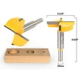 thumbnail image 2 of 2-1/4" Diameter Carbide Forstner Drill Bit - 10mm Shank - Yonico 43057C, 2 of 2