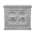 thumbnail image 3 of Taran Designs Andrea 2-Door Farmhouse Solid Wood Sideboard in Textured White, 3 of 7