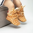 thumbnail image 4 of Meckior Baby Girls Boys Giraffe Boots Infant Animal Booties Newborn Socks Shoes First Walker Slippers 3-18 Months, 4 of 8