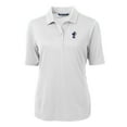 thumbnail image 2 of Women's Cutter & Buck White Kansas Jayhawks Team Virtue Eco Pique Recycled Polo, 2 of 3