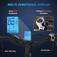 thumbnail image 6 of DYU C7L Electric Bike for Adults, 26" 500W Motor Ebike, 48V 10.4Ah Removable Battery, 45 Miles Max 20MPH, 7 Speed Electric Bicycle UL2849, 6 of 9