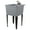Grey, variant on Tehila Black Freestanding Utility Sink with Rust-Proof Steel Legs and Adjustable Levelers for Laundry Room