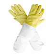 thumbnail image 1 of Guantes de apicultura de de manga larga de algodón protección amarillo kusrkot Guantes de apicultura, 1 of 4