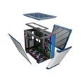 thumbnail image 4 of MONTECH, KING 95 PRO Dual-Chamber ATX Mid-Tower PC Gaming Case, High-Airflow, Toolless Panels, Sturdy Curved Tempered Glass Front, Six ARGB PWM Fan Pre-installed with Fan Hub, Prussian Blue, 4 of 5