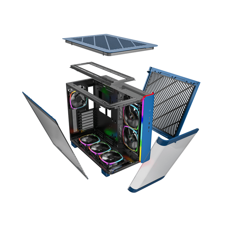 MONTECH, KING 95 PRO Dual-Chamber ATX Mid-Tower PC Gaming Case