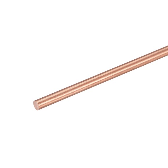 Unique Bargains 4mm Dia. 250mm Length Solid Copper Round Rod Lathe Bar Stock for DIY Craft