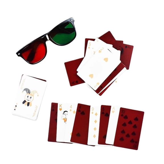 Red And Green Poker Anti-depressive Eyesight, Amblyopia Strabismus Trainer Training Tool