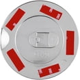thumbnail image 4 of Chrome Fuel Tank Cap Fits for 07-03 Ford F150, 99-10 Ford F-250 F-350 F-450 F-550 Super Duty, 97-17 Ford Expedition, 00-05 Ford Excursion - Triple Gas Door Cover, 4 of 4