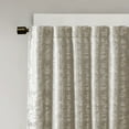 thumbnail image 4 of SunSmart Cassius Polyester Fabric Window Panel with BO Lining in Silver/Gray, 4 of 5