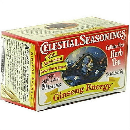 Celestial Seasonings Ginseng Energy Tea, 20ct (Pack of 6)
