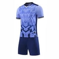 thumbnail image 5 of Kids Soccer Uniforms Mesh Breathable Quick Dry T Shirts and Shorts for Boys Girls Team Gym Game Soccer Jersey 2 Piece Sets 3-15 Years, 5 of 6