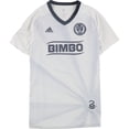 thumbnail image 1 of adidas Philadelphia Union Jersey para mujer, blanco, grande, 1 of 3