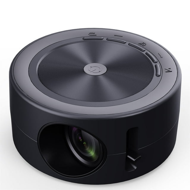 Mini Projecteur à DEL pour l'Extérieur, Projecteur Portable 1080P, Projecteur de Films pour l'Extérieur Projecteur Vidéo à DEL pour la Maison, Projecteur de Films avec Interface Usb et Télécommande