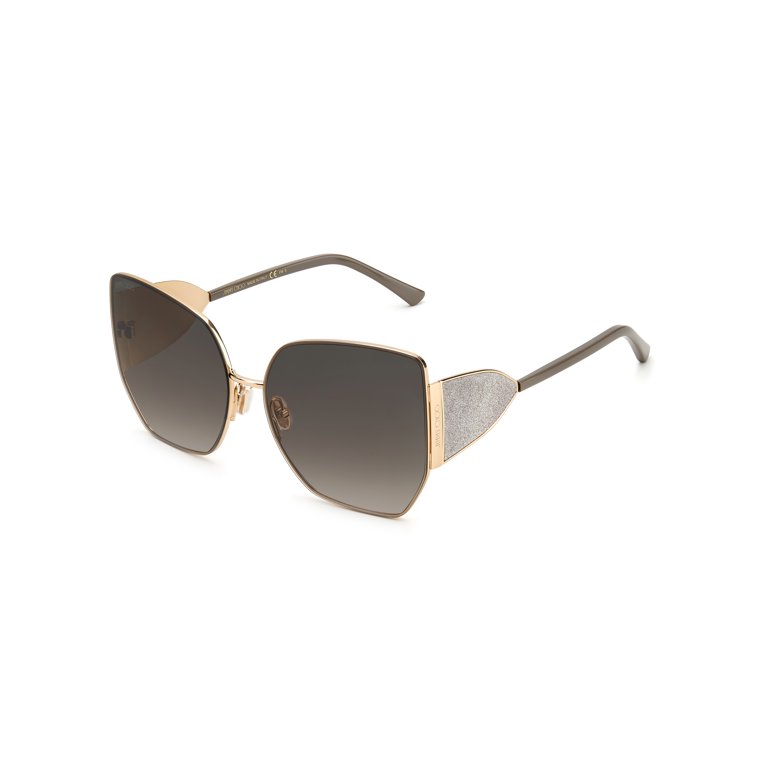 JIMMY CHOO Sunglasses River/S 763 Gold Oversized Women NEW Jimmy Choo River/S 763/HA Women main image 2