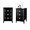 Black, variant on Bonnlo Upgraded White Nightstand with 3 Drawers, Modern Night Stands for Bedrooms Set of 2, Wooden Bed Side Table/Night Stand for Small Spaces, College Dorm, Kids’ Room, Living Room, 23.6in H