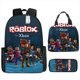 thumbnail image 4 of ROBLOX-mochila con diseño de mundo Virtual para estudiantes de primaria y secundaria, morral escolar de Anime, caja de papelería de dibujos animados, 4 of 4