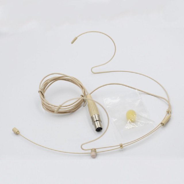 Acaige Headset Mic Headworn Microphone Mini Xlr 4 Pin Ta4F For Shure Headworn Headband Mic Bodypack Transmitter