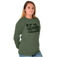 thumbnail image 3 of US Army Logo My Sis Defending Freedom Unisex Plus Size Long Sleeve Shirt Brisco Brands 2X, 3 of 5