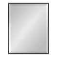 thumbnail image 2 of Kate And Laurel Rhodes Modern Decorative Rectangle Wall Mirror, 18.75" x 24.75", Black, Contemporary Wall Decor, 2 of 6