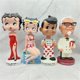 thumbnail image 4 of Muñecos Retro americanos con cabeza agitada, figura de acción de Vinilo Suave, muñecos Mr. Peanut Betty Boop, adornos para el hogar y el coche, 17-18cm, 4 of 5
