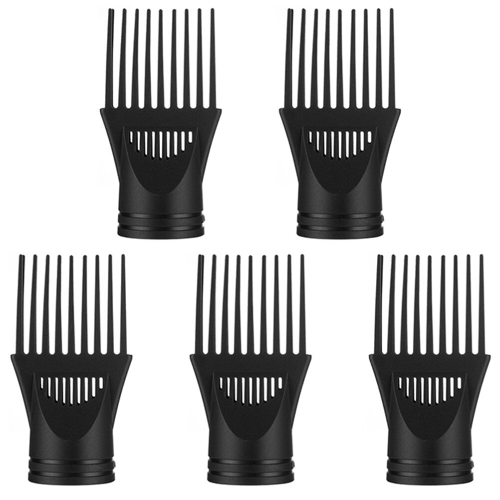 5Pcs Wide Hair Dryer Combs Hair Dryer Nozzle Replacement Reusable Hair