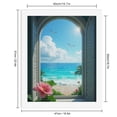 thumbnail image 2 of Paint By Numbers Kit for Adults Beginner - Ocean View Through Open Window DIY Canvas Painting Kits for Adults, Frameless Paint By Number for Adults for Home Wall Decor 16x20 Inch, 2 of 7