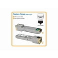 thumbnail image 2 of TRIPP LITE Cisco GLC-T Compatible 1000Base-TX Copper RJ45 SFP Mini Transceiver, Gigabit Ethernet, Cat5e, Cat6, 2 of 5