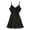 Z1-Black, variant on Slip Dress Lingerie for Women Lace Babydoll Asymmetrical Hem Sexy Sheer Sleepwear Navy,S