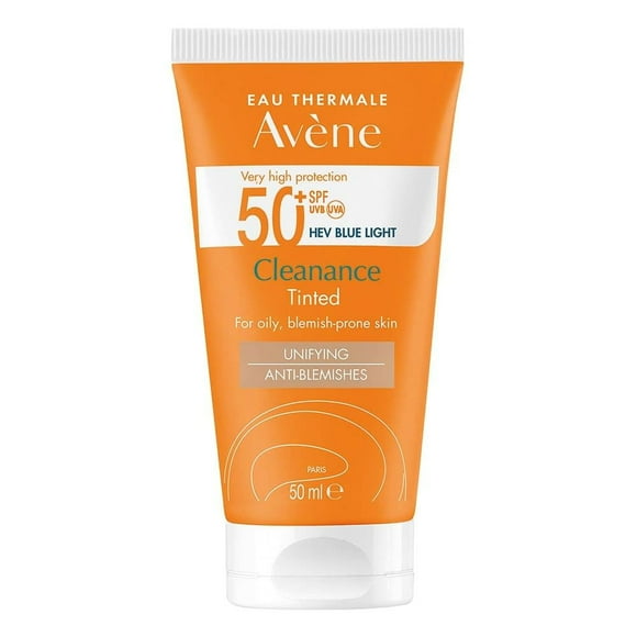 Protector solar Avène TriAsorb FPS 50+ con color anti imperfecciones para pieles oleosas 50 ml