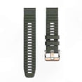 thumbnail image 3 of Rose Gold Striped Silicone QuickFit Band for 20mm Fitness Trackers, 3 of 3